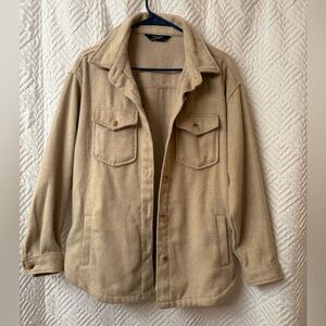 Classic Beige Women's Shacket